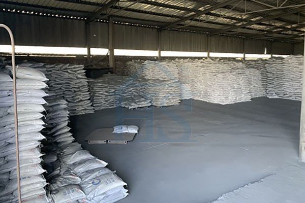 การเก็บรักษาผงไมโครไนซ์ซิลิกอนคาร์ไบด์สีเขียว