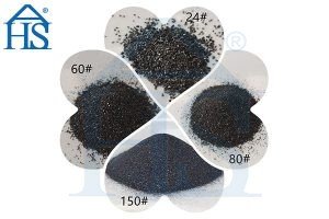 중국 공급업체 24# 60# 80# 150# 블랙 실리콘 카바이드