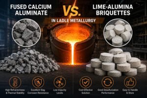 Fused Calcium Aluminate vs. Lime-Alumina Briquettes in Ladle Metallurgy