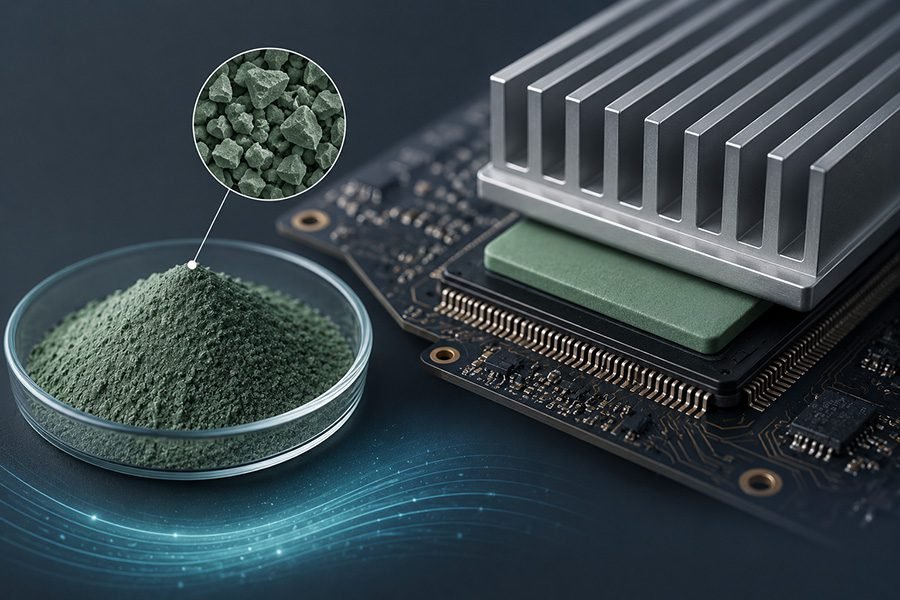 Green Silicon Carbide Micro Powder in Thermal Interface Materials